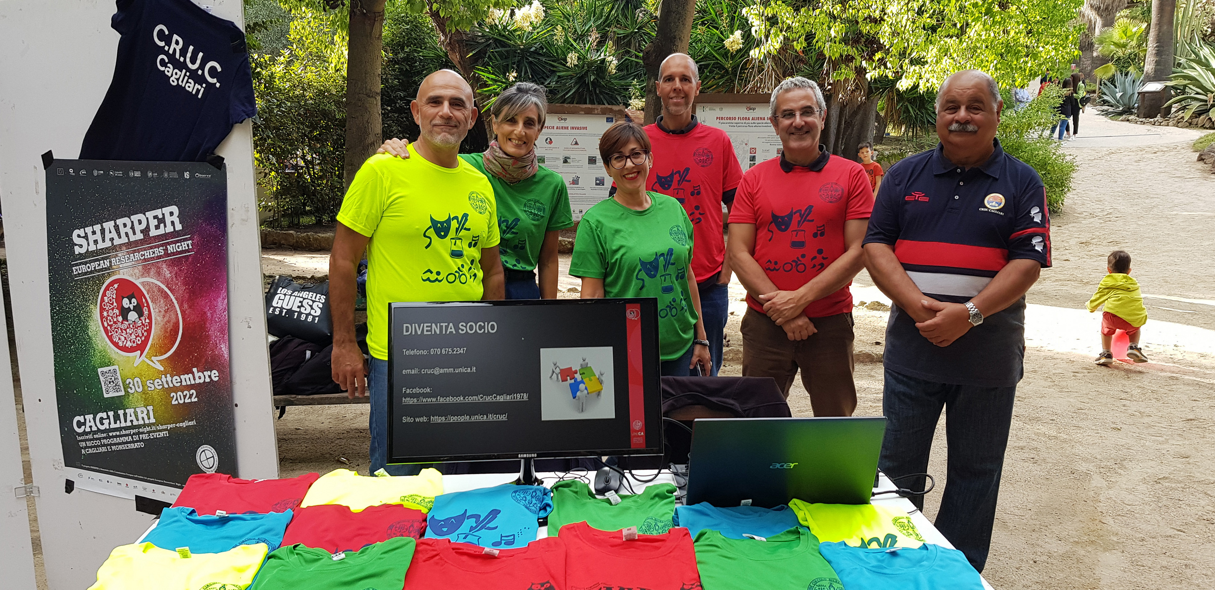 Lo stand del Circolo Ricreativo Università di Cagliari